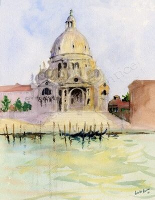 Church_of_San_Giorgio_Maggiore painting by Priscilla Prentice