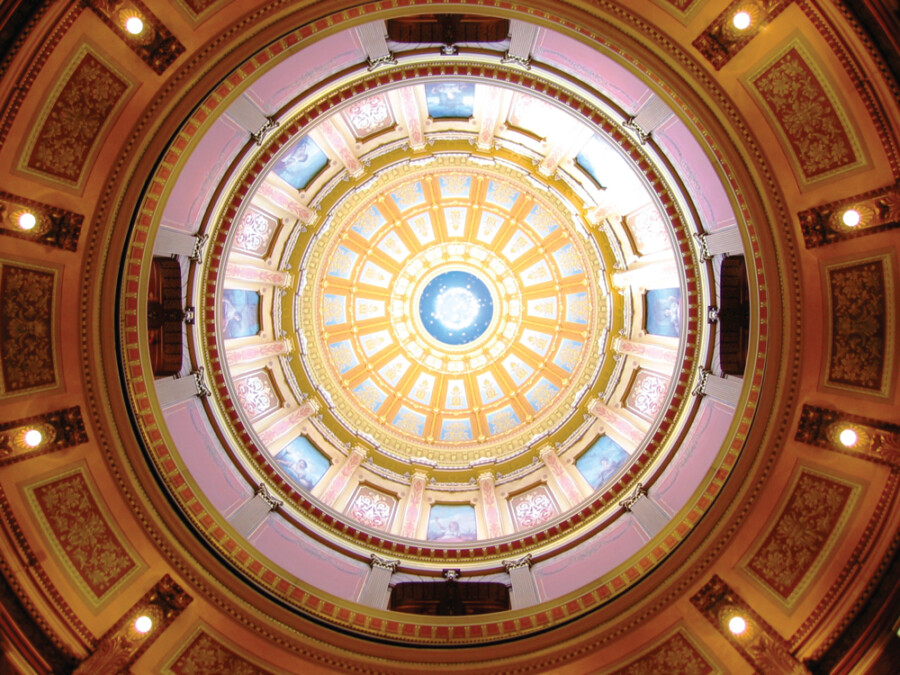 Michigan state house dome