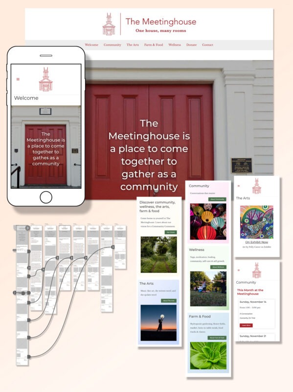 Meetinghouse.life website layout