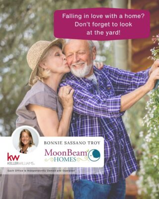 MoonBeam Homes social media post with a happy couple gardening